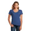 District Women's Flex Scoop Neck Tee DT7501 4XL Heathered Deep Royal view 1