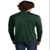 SPORT-TEK Unisex Posi-UV Pro Long Sleeve Polo Forest Green view 3