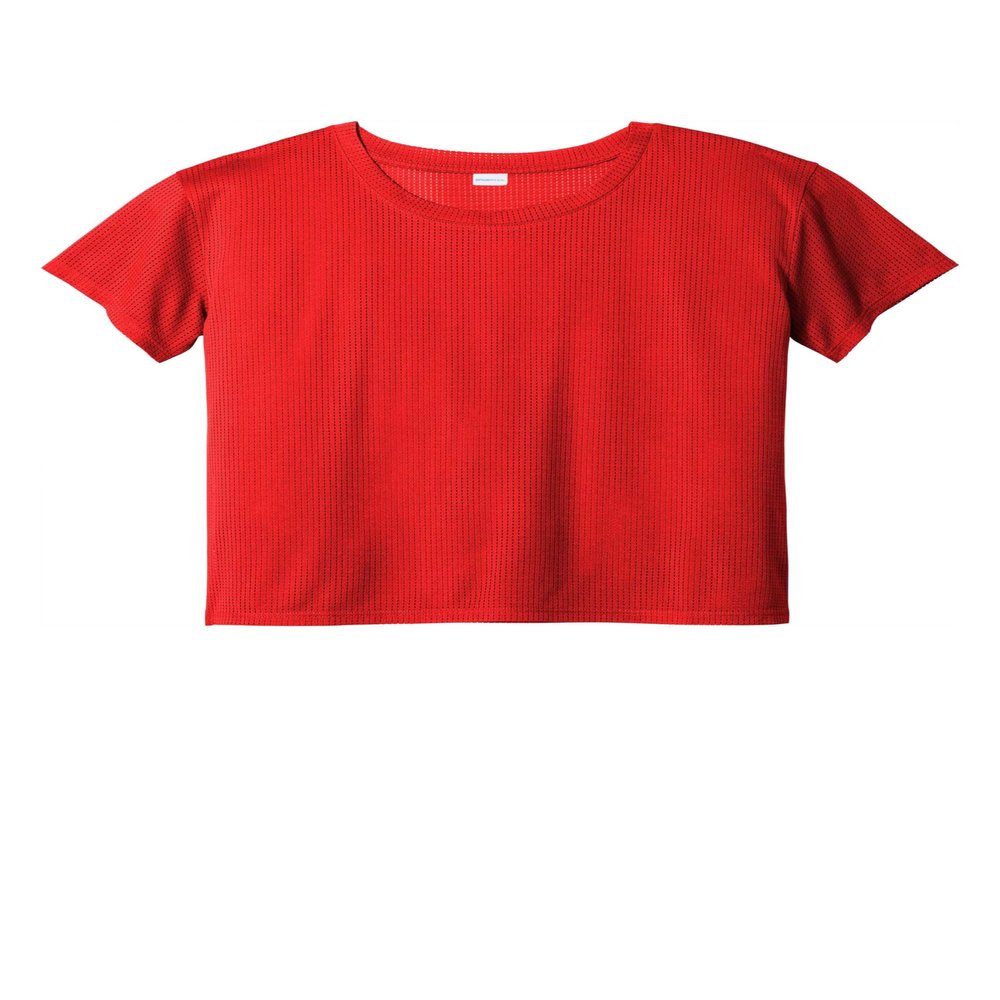 SPORT-TEK Women's PosiCharge Draft Crop Tee True Red