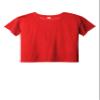 SPORT-TEK Women's PosiCharge Draft Crop Tee True Red view 1