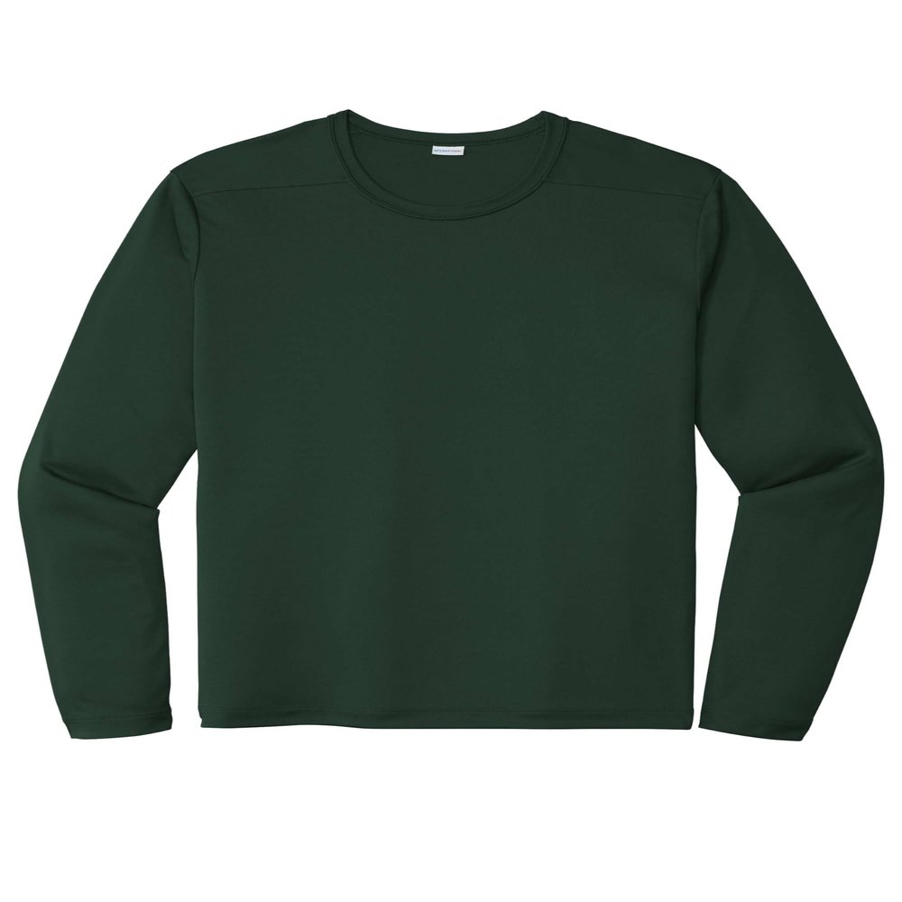 SPORT-TEK Unisex Posi-UV Pro Long Sleeve Tee Forest Green