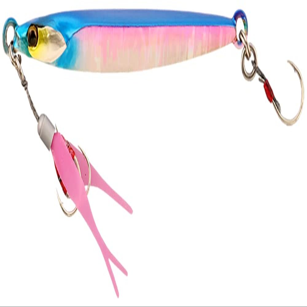 JACKALL TG SLJ Bumbles Jig, 1.4 oz (40 g), Sexy Blue Pink