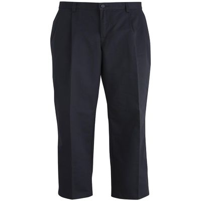 Edwards Garment Mens Utility Chino Pleated Pant Navy