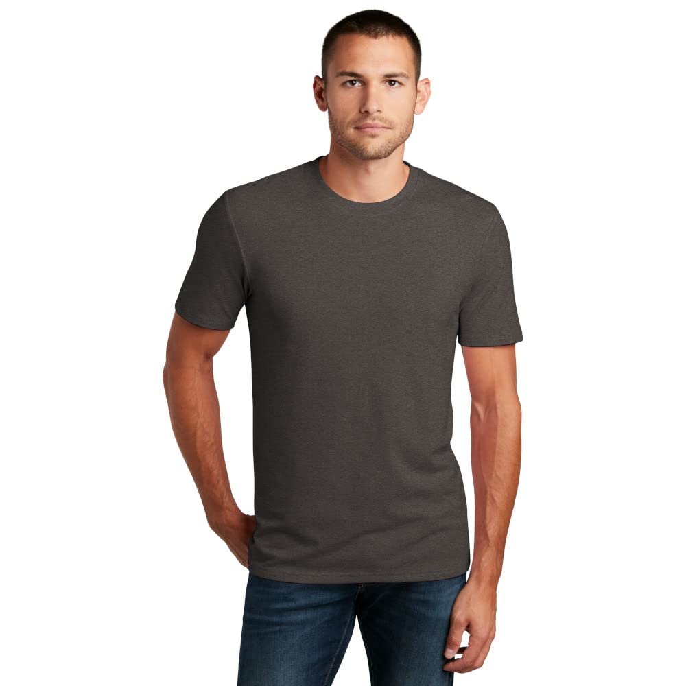 District Flex Tee DT7500 L Heathered Charcoal