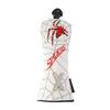 GOOACTION 1PC Spider Golf Club Hybrid Head Cover with Creative Embroidery Pattern Synthetic Leather White Golf Headcovers (Interchangeable Tag 2.3.4.5.6.UT) view 1