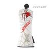 GOOACTION 1PC Spider Golf Club Hybrid Head Cover with Creative Embroidery Pattern Synthetic Leather White Golf Headcovers (Interchangeable Tag 2.3.4.5.6.UT) view 2