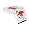 GOOACTION Spider Golf Club Blade Putter Cover Magnetic Closure Creative Embroidery Pattern Synthetic Leather White Putters Headcovers view 4