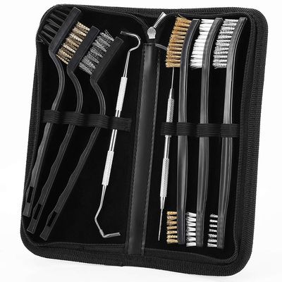 Accmor Gun Brushes & Picks, Universal Gun Cleaning Tools Set Brass Steel Nylon Bristle Brushes & Stainless Steel Picks Gun Cleaning and Maintenance