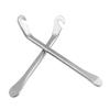 BESPORTBLE 6pcs Steel Tire Levers Curved Design for Easy Tire Removal Ergonomic Bike Repair Tools for Home Shop and Travel and Strong Tyre Spoons Silver view 1