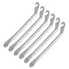 BESPORTBLE 6pcs Steel Tire Levers Curved Design for Easy Tire Removal Ergonomic Bike Repair Tools for Home Shop and Travel and Strong Tyre Spoons Silver view 4