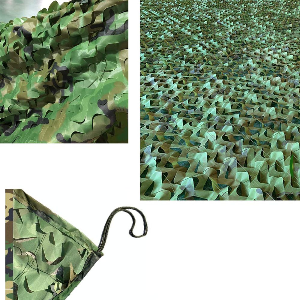 KDDFN Camouflage Nets,Shade Nets,UV Protection Nets,for Outdoor Recreation,Decorative Gardens,Hunting,Jungle Camping,Balcony Sun Protection(8x10m(26.2x32.8ft))