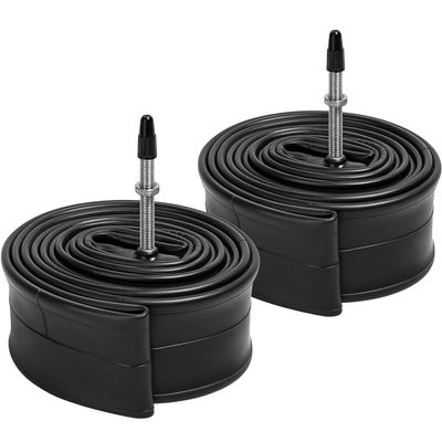2 Pcs 27.5" Bike Tubes 27.5 x 2.125/2.20/2.25/2.30/2.35/2.40 FV48 Presta Valve Bike Tubes Compatible with 27.5x2.125 27.5x2.20 27.5x2.25 27.5x2.30 27.5x2.35 27.5x2.40 Mountain Bicycle Bike Tire Tubes