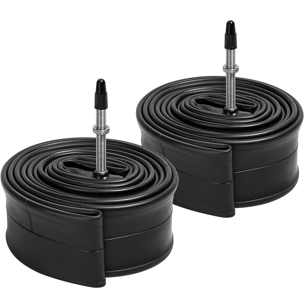 2 Pcs 27.5" Bike Tubes 27.5 x 2.125/2.20/2.25/2.30/2.35/2.40 FV48 Presta Valve Bike Tubes Compatible with 27.5x2.125 27.5x2.20 27.5x2.25 27.5x2.30 27.5x2.35 27.5x2.40 Mountain Bicycle Bike Tire Tubes