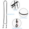 Jmkcoz Eyeglass Chain Sunglasses Chain for Men Women, Glasses Strap Holder Necklace Eyewear Retainer, Black view 2