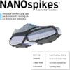 Kahtoola 1st Gen NANOspikes Footwear Traction for ICY Winter Road Running & Walking - Charcoal - X-Large view 2