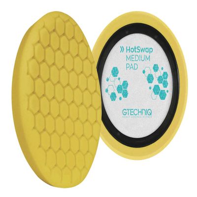 Gtechniq Hotswap Medium Pad for Polishing Boats, Yachts, Powerboats and Jet Skis, Non-Vibrating Foam Pad