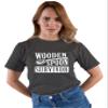Go All Out X-Large Heather Black Adult Wooden Spoon Survivor Funny T-Shirt view 2