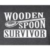 Go All Out X-Large Heather Black Adult Wooden Spoon Survivor Funny T-Shirt view 4
