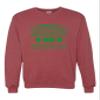 Go All Out Small Vintage Heather Red Adult Property Of Irish Drinking Team St. Patricks Day Sweatshirt Crewneck view 1