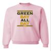 Go All Out Large Classic Pink Adult Green Bay All Day Sweatshirt Crewneck view 1