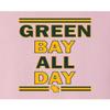 Go All Out Large Classic Pink Adult Green Bay All Day Sweatshirt Crewneck view 2