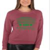 Go All Out X-Large Vintage Heather Red Adult Property Of Irish Drinking Team St. Patricks Day Sweatshirt Crewneck view 2
