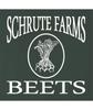 Go All Out Small Forest Green Adult Schrute Farms Beets Sweatshirt Crewneck view 2