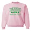 Go All Out Large Classic Pink Adult Property Of Irish Drinking Team St. Patricks Day Sweatshirt Crewneck view 1