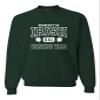 Go All Out Medium Forest Green Adult Property Of Irish Drinking Team St. Patricks Day Sweatshirt Crewneck view 1