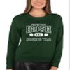 Go All Out Medium Forest Green Adult Property Of Irish Drinking Team St. Patricks Day Sweatshirt Crewneck view 2