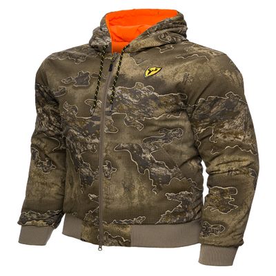 SCENTBLOCKER Shield Series Evolve Reversible Jacket, Hunting Coat for Men (Excape/Blaze, X-Large)