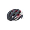 Giro Aether Spherical Cycling Helmet - Matte Portaro Grey/White/Red Small view 1