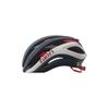 Giro Aether Spherical Cycling Helmet - Matte Portaro Grey/White/Red Small view 2