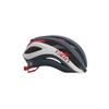 Giro Aether Spherical Cycling Helmet - Matte Portaro Grey/White/Red Small view 3