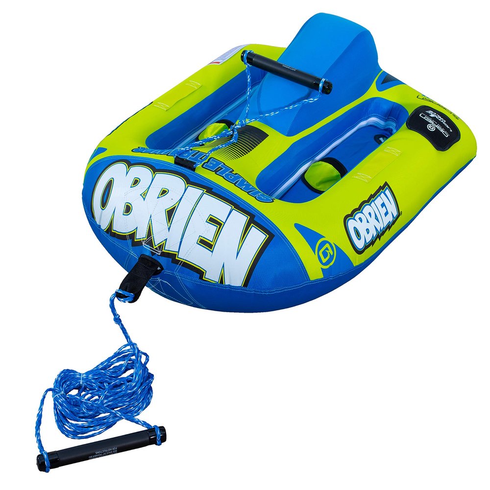 Brien Simple Trainer Inflatable Water Skis  Beginner-Friendly Training System for Kids with Tow Rope & Handle