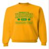 Go All Out X-Large Gold Adult Property Of Irish Drinking Team St. Patricks Day Sweatshirt Crewneck view 1