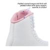 Jackson Ultima Classic SoftSkate 380 Womens Ice Skates for Women & Girls Ice Skates  Comfortable Figure Skates for Ice Skating & Recreational Figure Skating, Size 6 Medium Width  White/Pink view 4