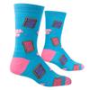 Crazy Socks, Unisex, Food, Pop-Tarts, Crew Socks, Novelty Silly Fun Cute view 3