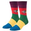 Crazy Socks, Froot Loops Cereal, Novelty Silly Fun Crew Socks for Men view 1