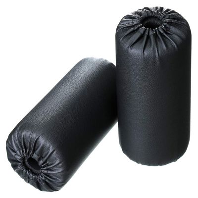 Foam Foot Pads Rollers Set of a Pair (7"x3.5"x20mm) for Home Gym Exercise Machines Equipments Replacements with 1 Inch Rod