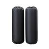 Foam Foot Pads Rollers Set of a Pair (8"x4"x20mm) for Home Gym Exercise Machines Equipments Replacements with 1 Inch Rod view 2