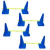 Trademark Innovations Dog Agility Jump Course Training Cone Hurdles Set view 4