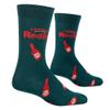 Crazy Socks, Franks Red Hot, Funny Socks for Men Women, Fun Crew Print, Large view 3