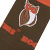 Crazy Socks  Hooters Crew Socks  Officially Licensed Restaurant Logo Novelty Socks  Unisex Large Brown & Orange Crew  Fun Gift for Food & Sports Fans view 4