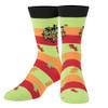 Crazy Socks  Sour Patch Kids Crew Socks  Official Candy Graphic Merch  Large Size Polyester Blend  Fun Novelty Gift Socks for Men & Women view 2