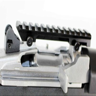 Trinity Single Rail Scope Base Compatible with Ruger Mini-14 / Mini-30 Picatinny & Weaver Optics Mount, Black Anodized Aluminum