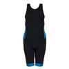 Kona Women's Triathlon Race Suit - Speedsuit Skinsuit Trisuit Sleeveless - One-Piece Vest and Short Combo with Body-Mapped Ventilation (Black/Blue, 2XL - Size 12) view 3