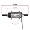 Bicycle Coaster Brake Hub/Bike Brake Rear Hub 32 Hole Stainless Steel view 2