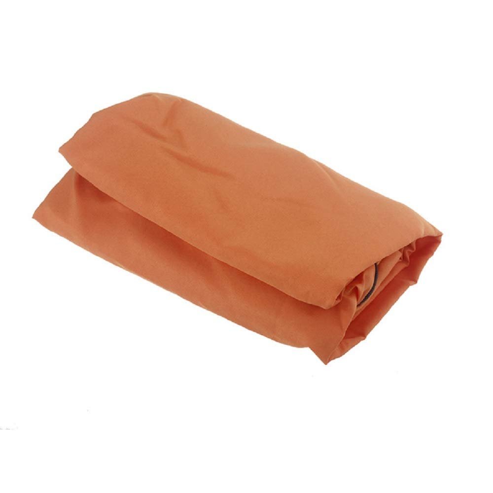 AnHua Portable Outdoor Sleeping Bag Liner Polyester Pongee Portable Single Sleeping Bags Camping Travel Healthy Hotel Outdoor Sleeping Bag (Orange)