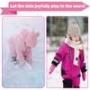 Baby Toddler Mittens Boys Girls Winter Outdoor Gloves Kids Easy-On Fleece Warm Mitterns Pink 1 Pair L2-4 years view 4